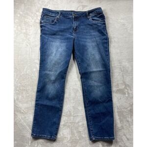 Kut from the Kloth Boyfriend Jeans Womens 12P Blue Medium Wash Stretch SP094PF3